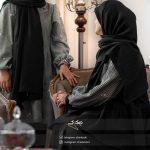 روسری نخی مشکی