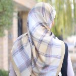 روسری تارتان کرم (سیااسکارف)