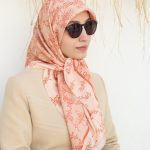 روسری آدنیس هلویی (سیااسکارف)