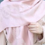 روسری ژاکارد لمه دار لنا گلبهی