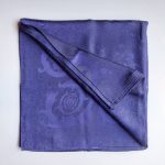 روسری ژاکارد لمه دار لنا سرمه ای