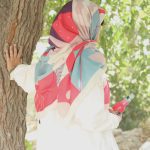 روسری نخی هاوین سرخابی