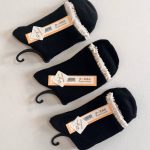 جوراب مشکی لبه کنفی