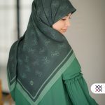 روسری پاپیونیان یشمی نخی