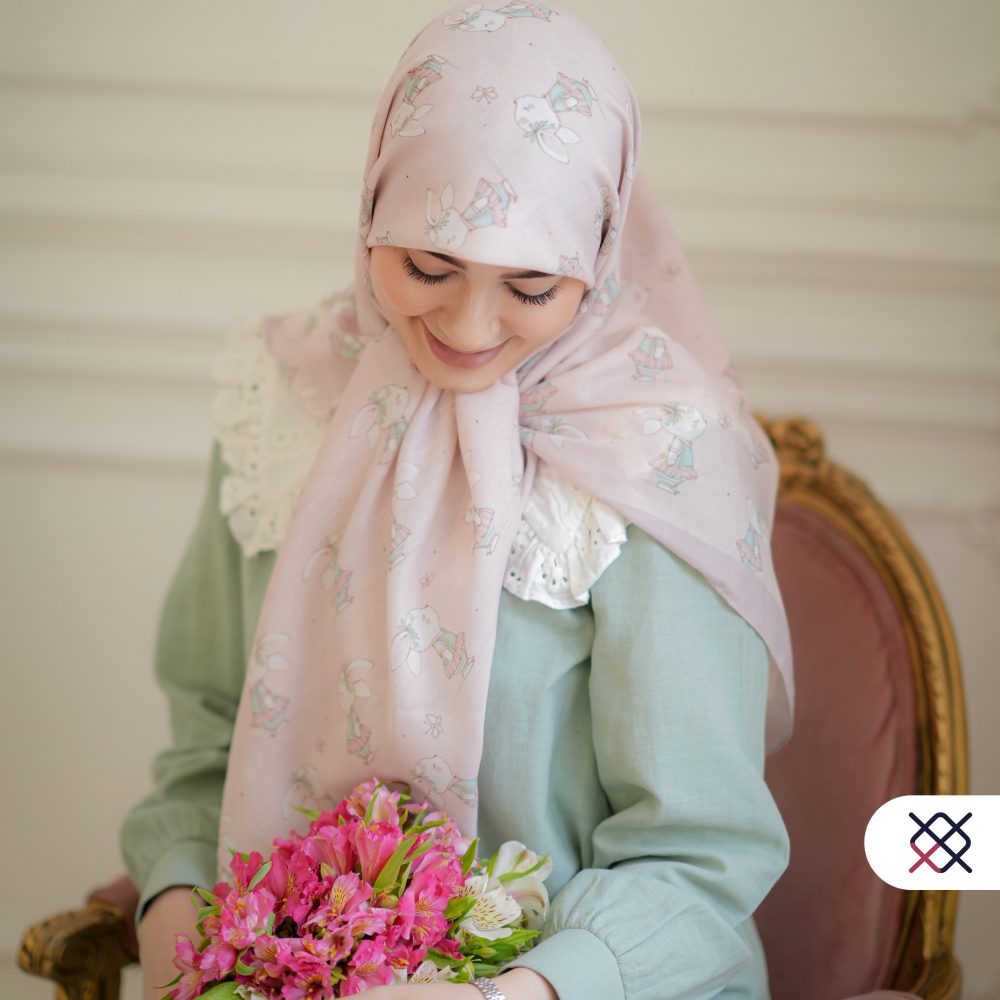 روسری فسقلیان نخی