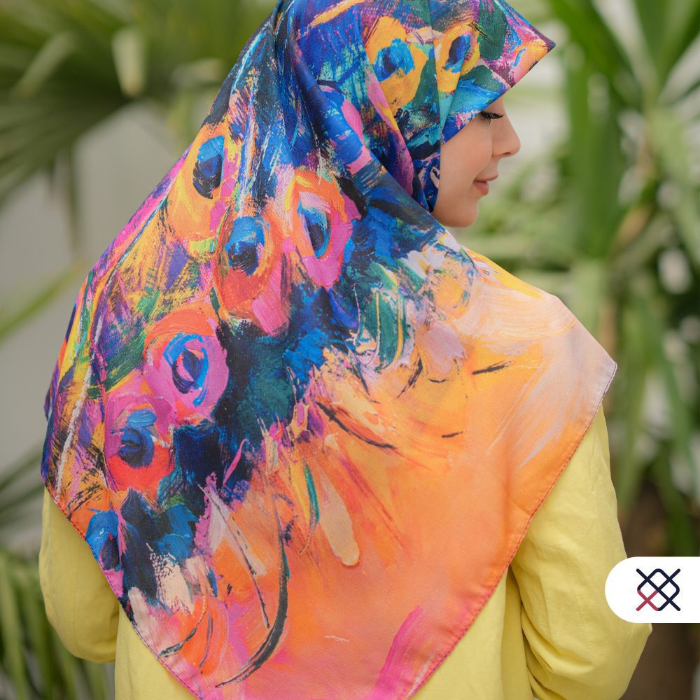 روسری فخرنژاد نخی حصیری