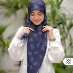 روسری پاپیونیان سرمه ای