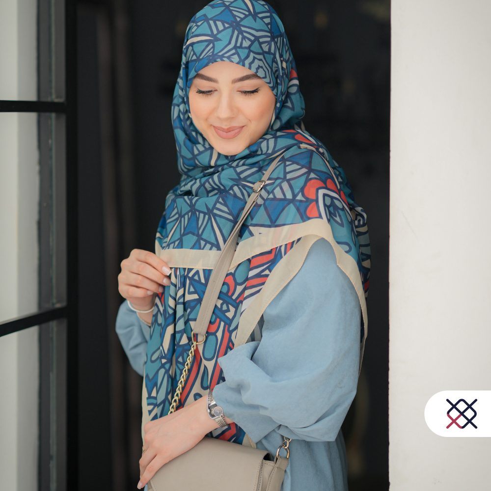 روسری بلورچی نخ دیبا