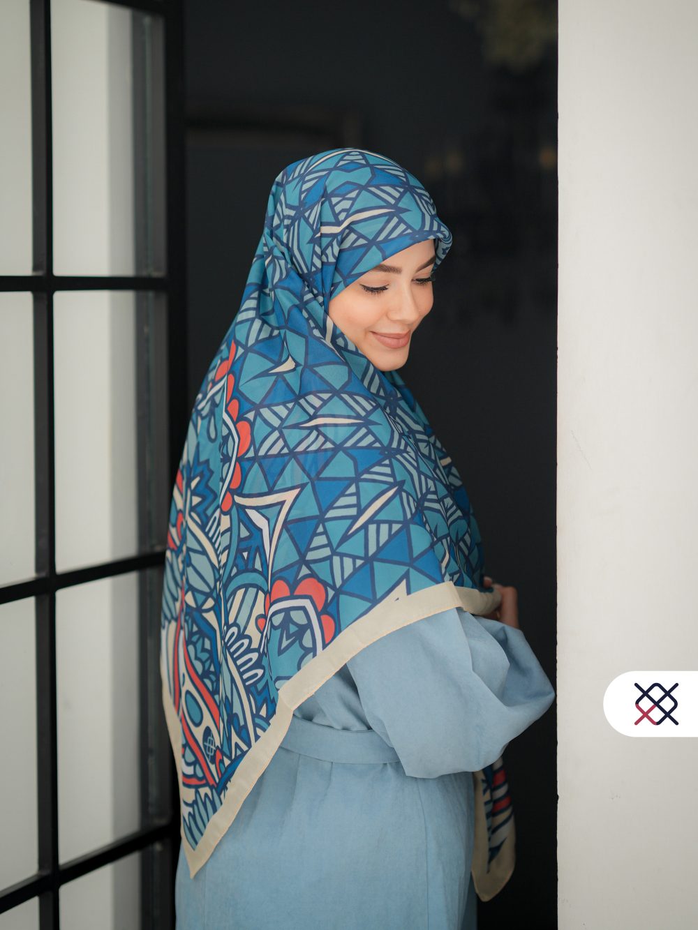 روسری بلورچی نخ دیبا