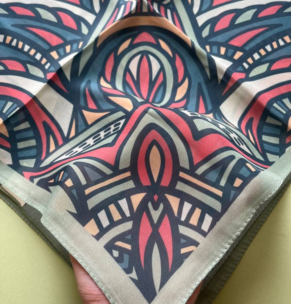 روسری تبسمی نخ دیبا