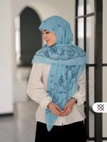 روسری اوساکا آبی (سبدی)