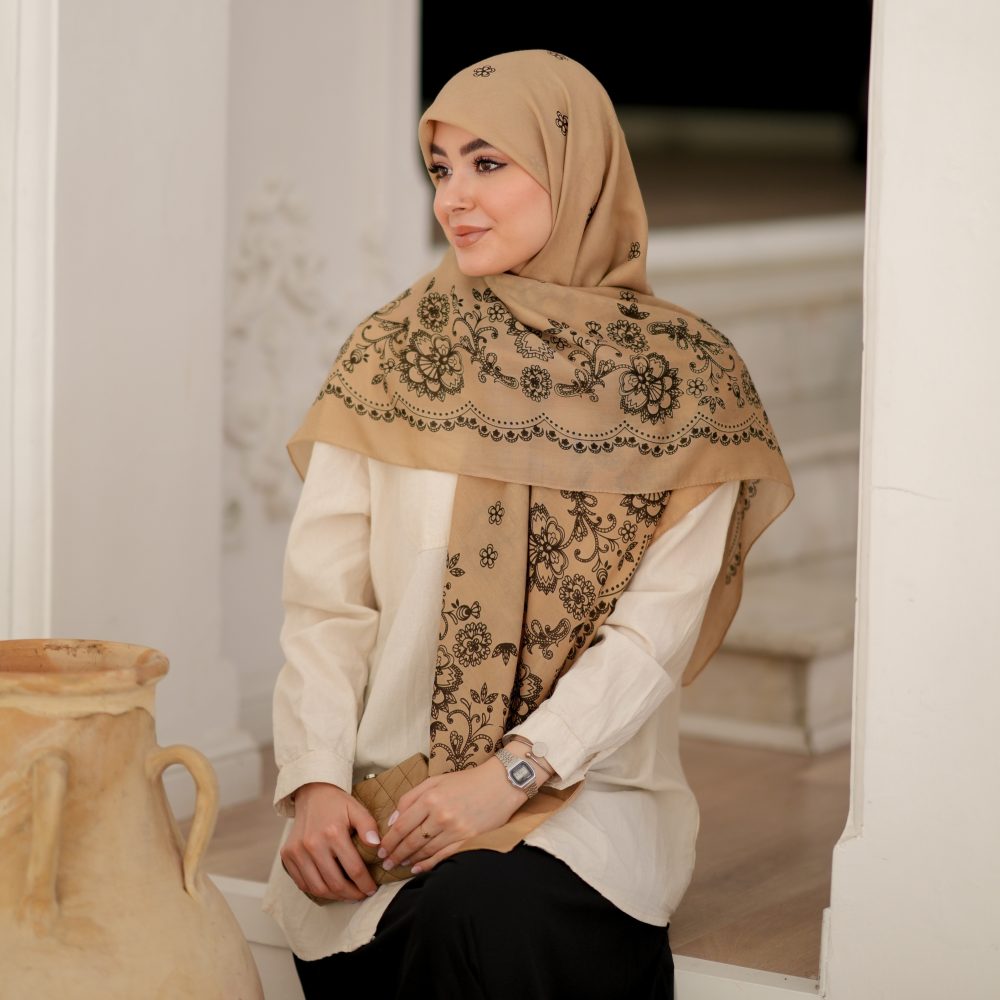روسری اوساکا کرم (سبدی)