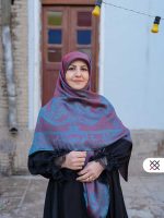 روسری ژاکارد لمه دار طنین (رنگ‌بندی) - Image 3