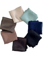 روسری ژاکارد لمه دار رها (رنگ‌بندی)