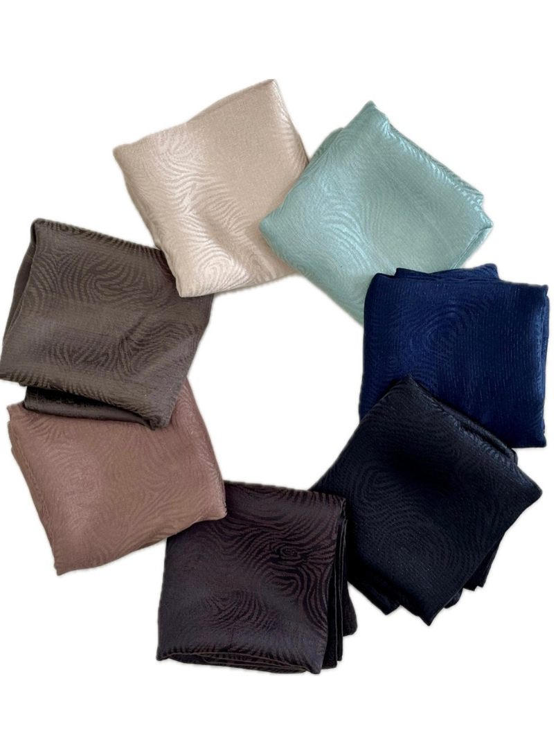 روسری ژاکارد لمه دار رها (رنگ‌بندی)