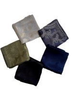 روسری ژاکارد لمه دار طنین (رنگ‌بندی)