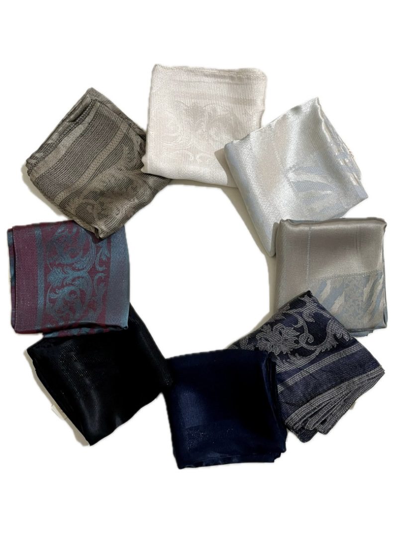 روسری ژاکارد لمه دار آوا (رنگ‌بندی)