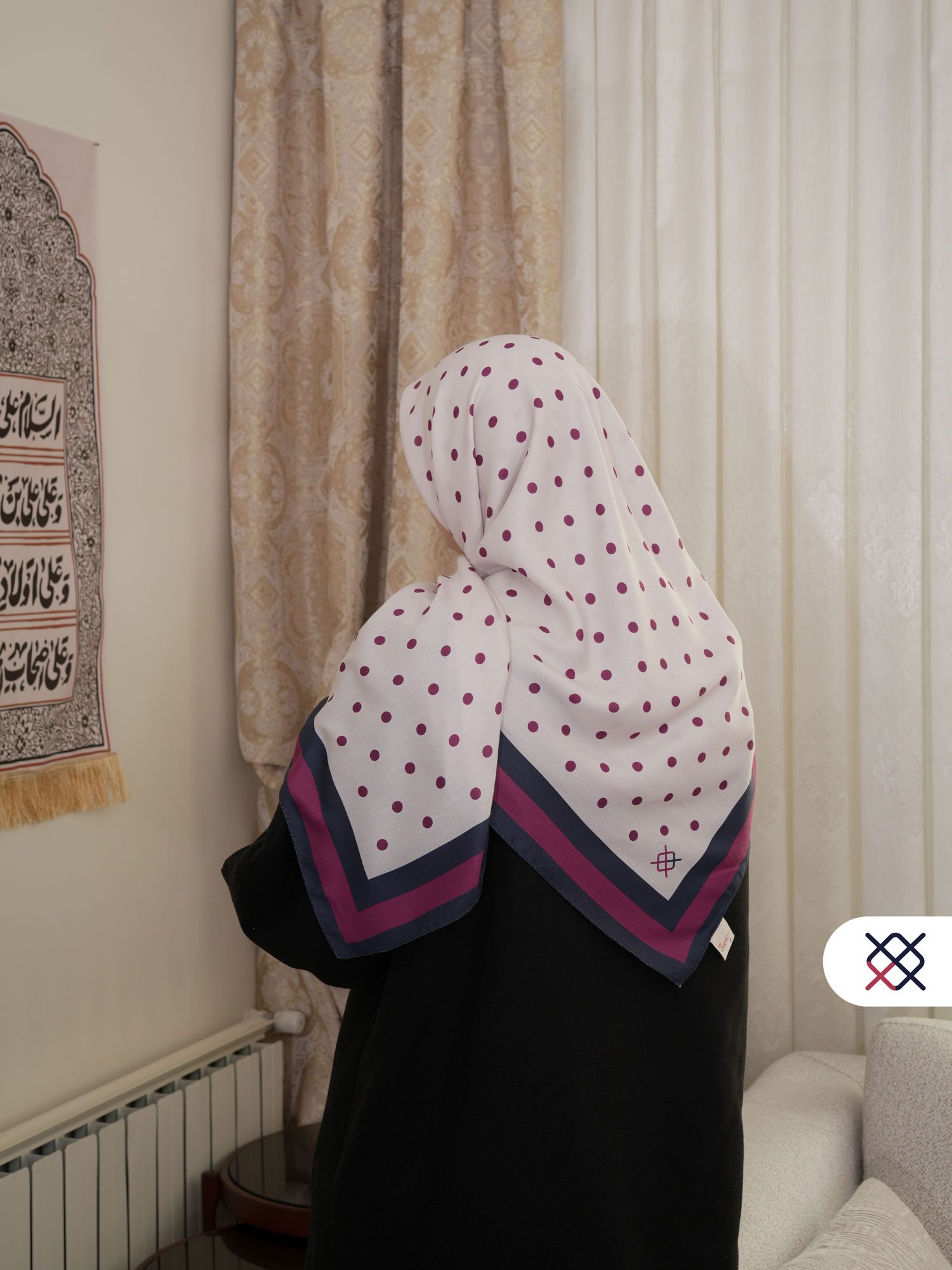 روسری آنیو کرم کد۲