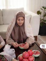 روسری ژاکارد لمه دار رها (رنگ‌بندی) - Image 4