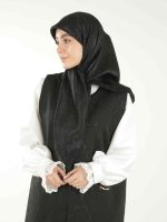 روسری ژاکارد لمه دار پیچازی (کوچک)