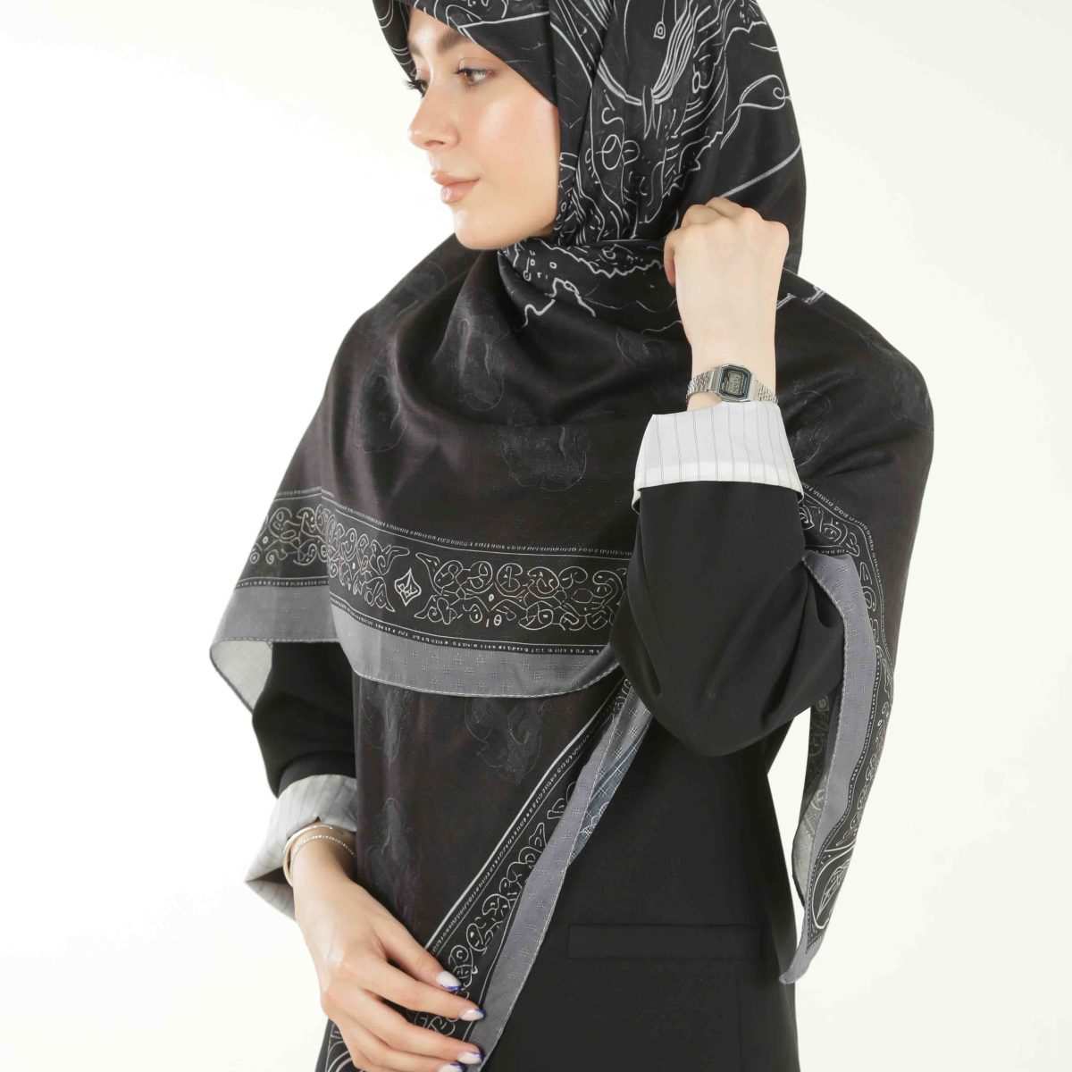 روسری علمدار (نخی حصیری)