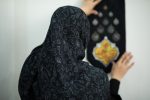 روسری چیستا مشکی (نخی مجلسی)