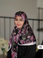 روسری نسترن (ساتن ابریشم)